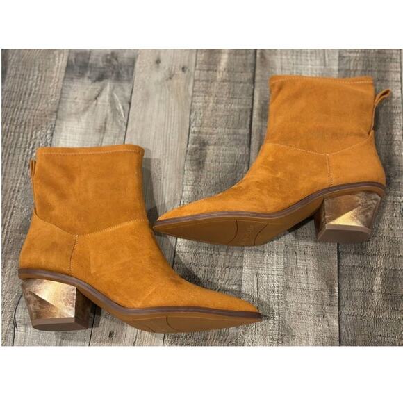 Franco Sarto Women’s Sammi Ankle Bootie – Whiskey Tan | Size 7 - Picture 11 of 15